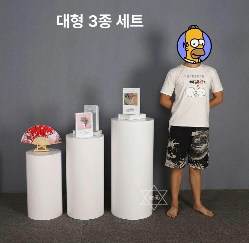 전시 디스플레이 촬영 소품 철제 박스 진열대 스툴 스튜디오 메탈 랙 - 상세 이미지 4