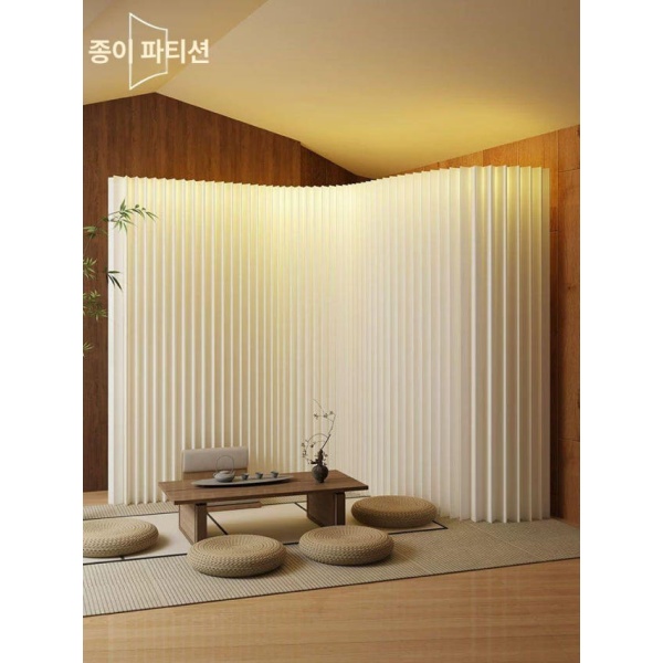 프리미엄 대형 종이 가벽 파티션 전시 선반 방나누기 전시장 - 상세 이미지 3