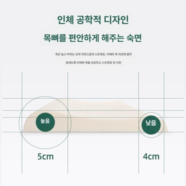 프리미엄 라텍스 바디필로우 숙면베개 부부 안고자는 긴베개 베게 - 상세 이미지 4