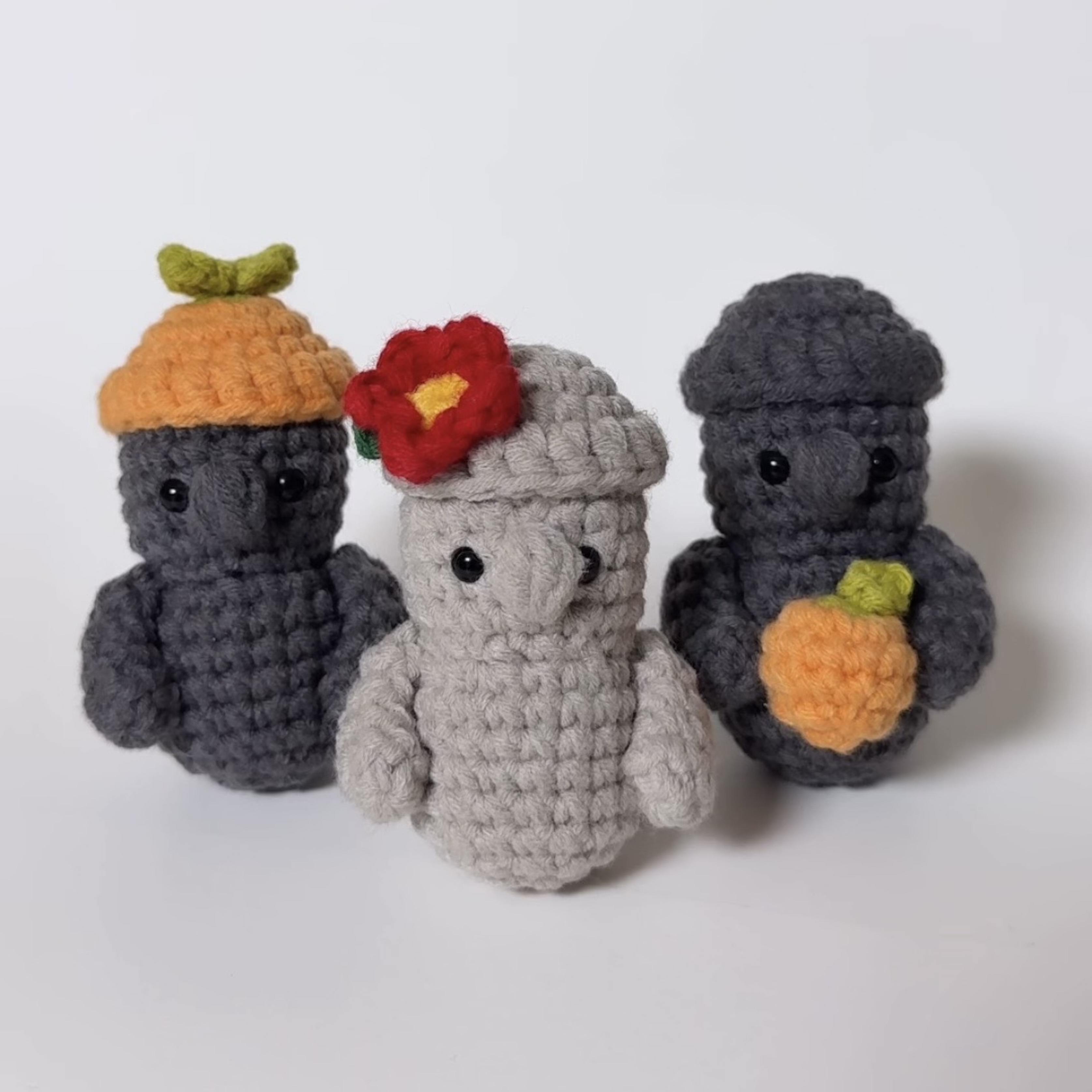 [코바늘 DIY 키트] 제주 돌하르방 인형 키링 만들기 뜨개 도안 영상 포함