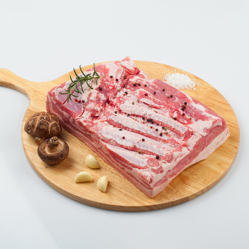 고기중독 삼겹살 2kg 통삼겹 냉삼 목전지 구이용 냉동 수입 이미지 2