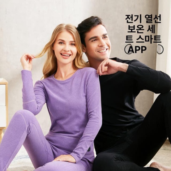 프리미엄 겨울용 방한복 재킷 전기 발열 내의 난방 보온 충전 - 상세 이미지 4