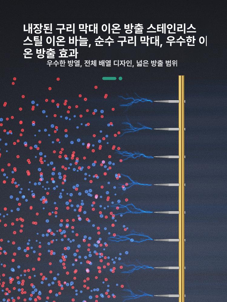 이온화 송풍기 정전기 제거 이온바 방지 창고용 제전기 500mm 수평형 SL010 - 상세 이미지 4