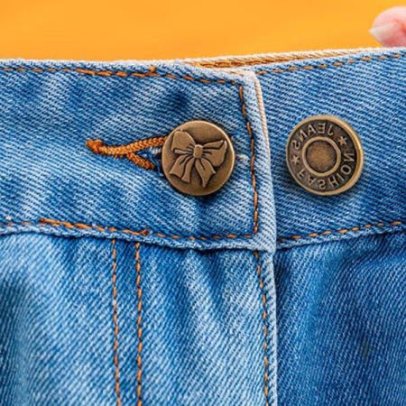 바지 허리 사이즈 조절 단추 부착형 간편 착용 의류 수선 없이 사용 가능