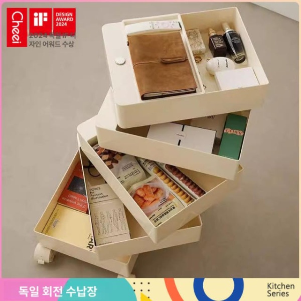 모던 스타일 5단 다용도 북유럽 서랍장 인테리어 화장대 - 상세 이미지 3