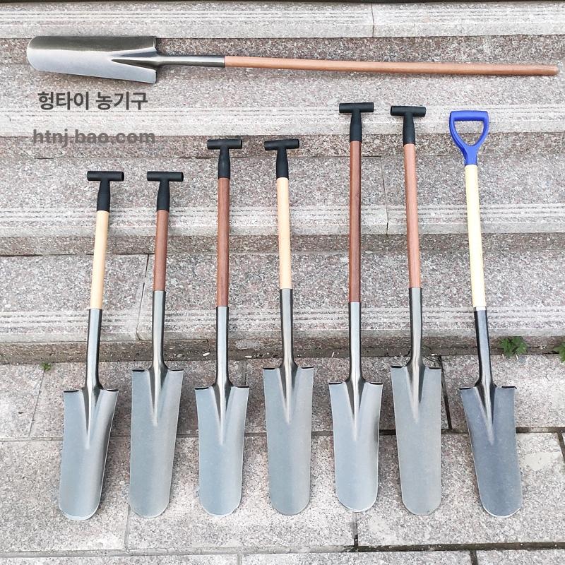 좁은 삽 묘목 참마 죽순 구멍 흙 농업 파기 땅 도랑 나무 좁은삽 구멍파기 묘목삽 삽날 - 상세 이미지 3
