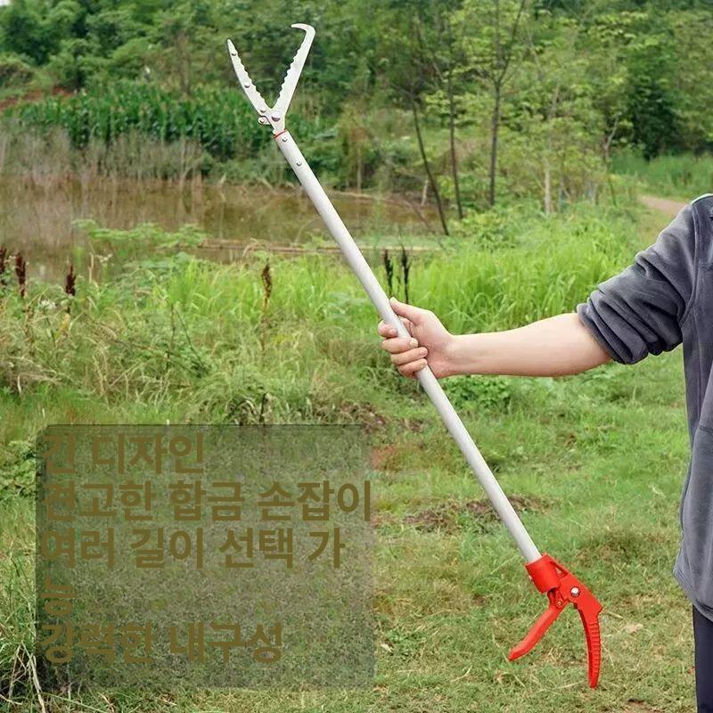 장어 집게 뱀집게 물림방지 스틱 미꾸라지 해루질 현장 잡이도구 - 상세 이미지 4