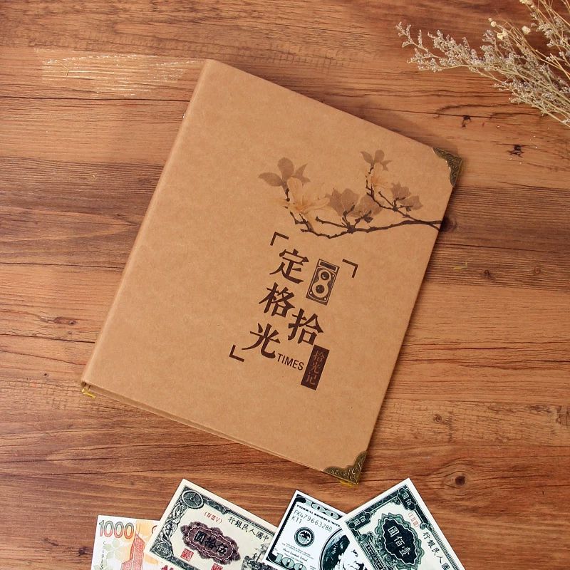 동전 지폐 보관 콜렉터북 주화 모델 우표 수집책 컬렉션 동전 수집집 - 동그란 타임 동전 40장 + 동전 5장 - 상품 이미지