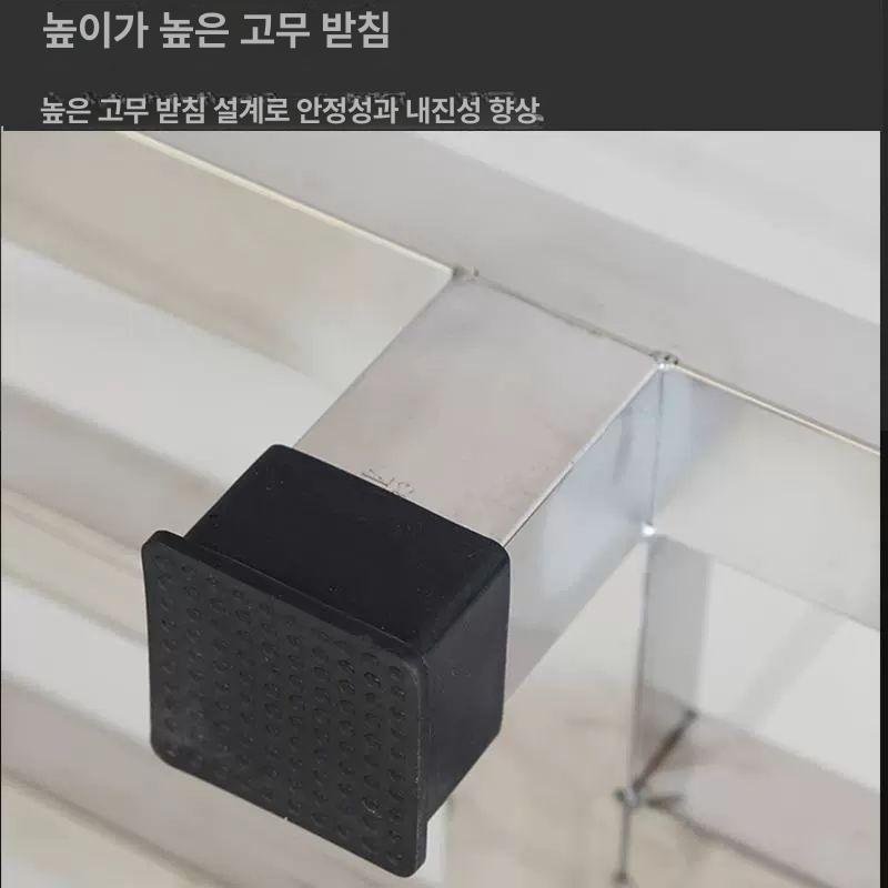 바닥 선반 스탠드 낮은 하부장 책장 강화 방습랙 업소용 정리대 다용도 - 상세 이미지 4