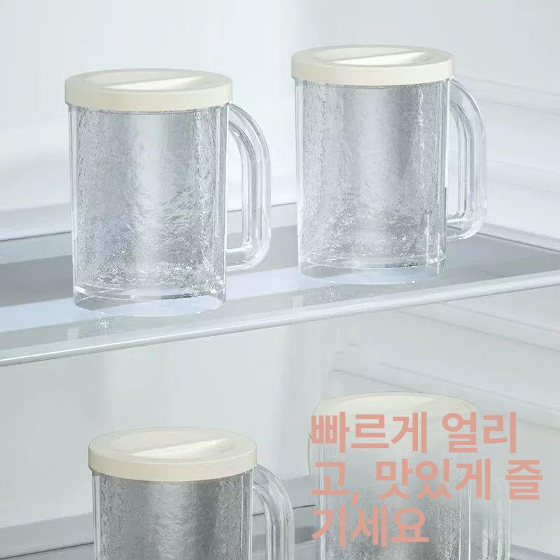 이중 얼음컵 와인잔 겸용 탄산음료 위스키잔 얼음맥주잔 1개입 - 상세 이미지 3
