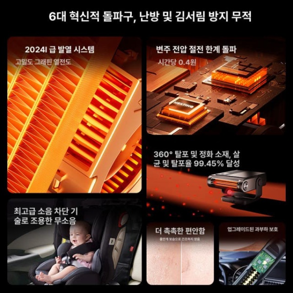 강력 차량용 히터 겨울 난방 화물차 겸용 전기 가열 김제거 - 상세 이미지 5