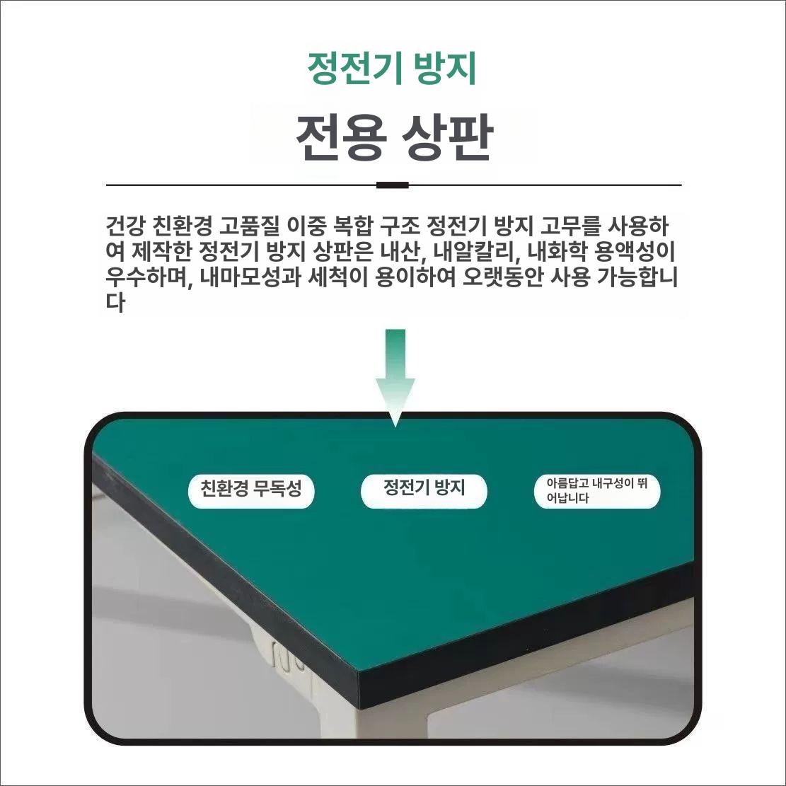 제전 대차 카트 구루마 이동식 클린룸용 이송용 수레 길이 60 40 화이트 - 상세 이미지 4