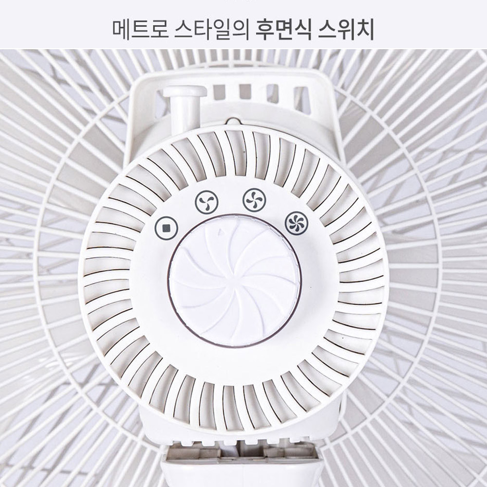 고스 선풍기 14인치 좌석 스탠드겸용 가정용 거실 침실용 - 상세 이미지 4