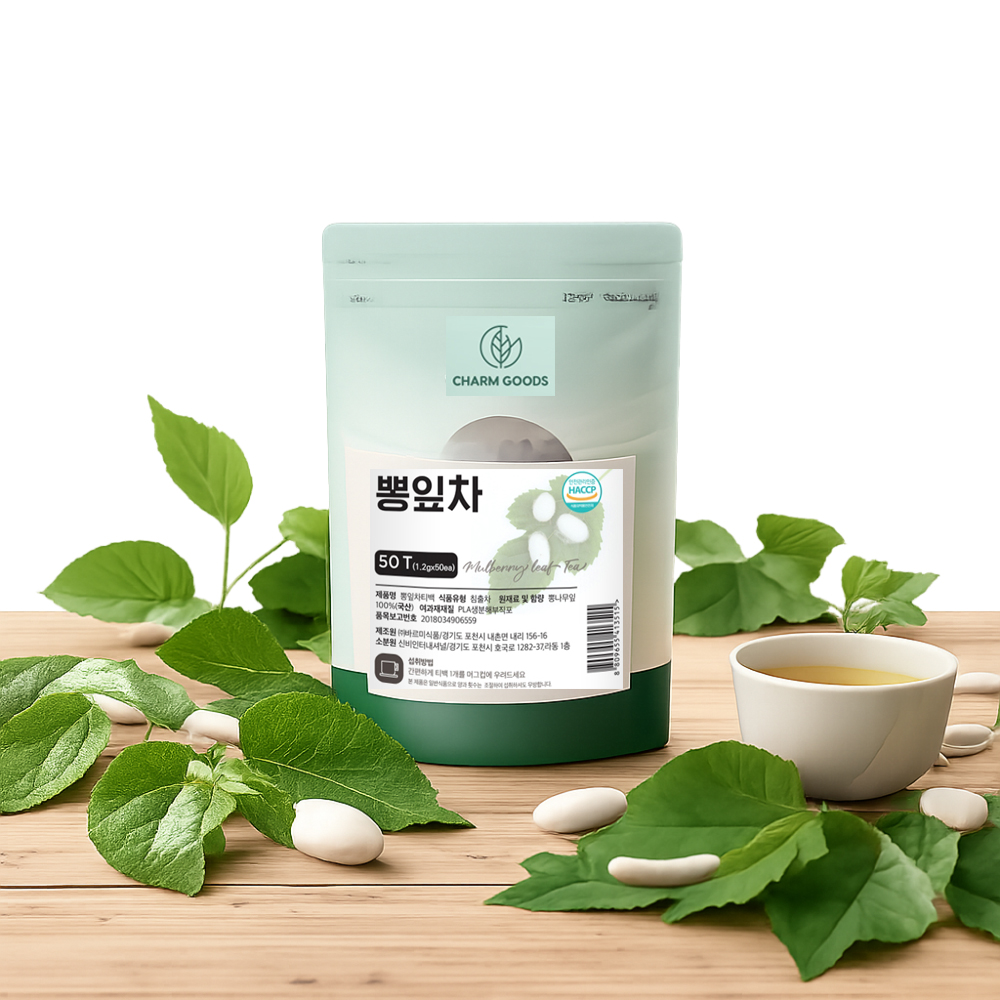 뽕나무 뽕잎 차 상엽 카페인없는tea 티백 사무실 커피 물 대용 차 맛있는 허브 건강tea - 상품 이미지