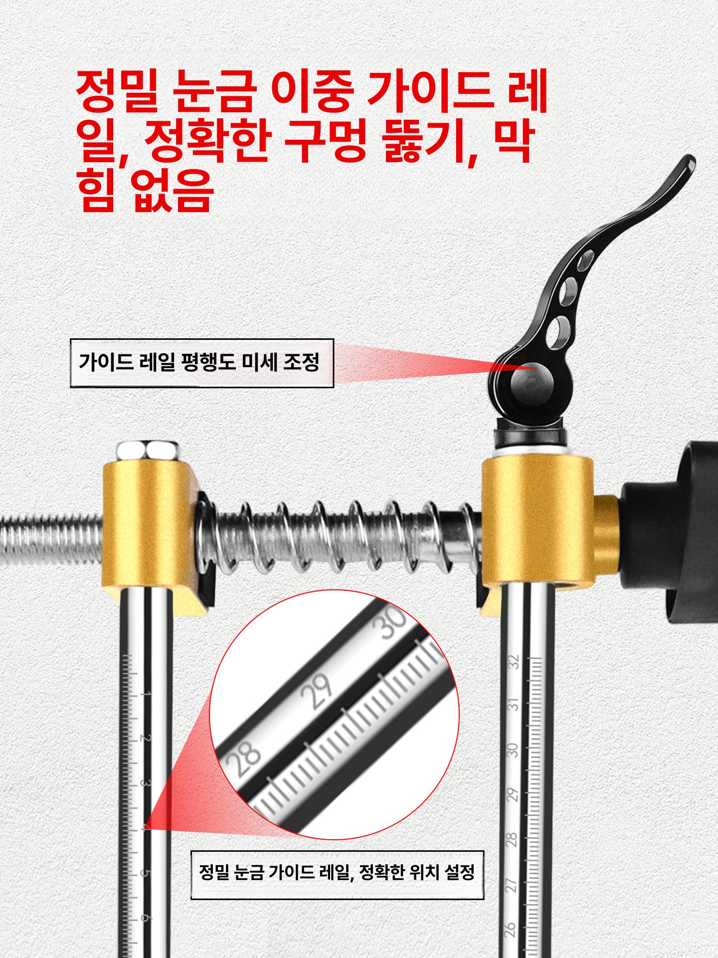 문틀 홈파기 손잡이홈 슬라이딩 모티스 경첩 조기대 텅스텐강 문고리 락 럭셔리 - 상세 이미지 2