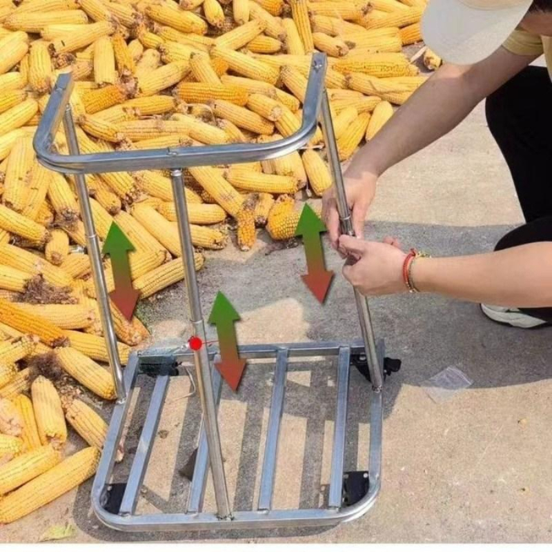 마대걸이 분리수거 프레임 견고한 스테인리스 이동식 높이조절 마대거치대 받침대 바퀴 없음 - 상품 이미지