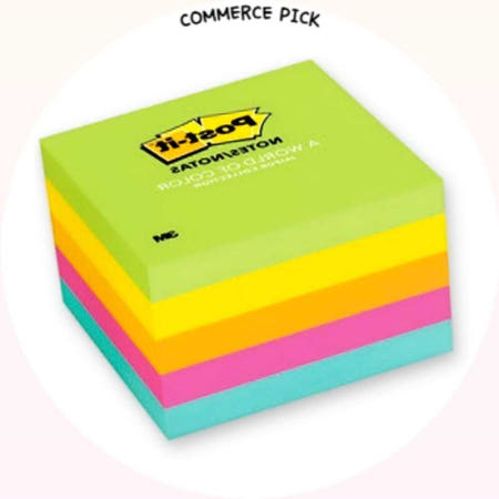 CPICK협력사 3M 포스트잇 654-5UC 자이푸르 5패드 세트 커머스픽301