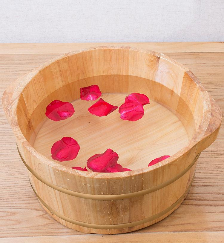 욕실 히노끼 노천욕 양동이 족욕통 사우나 스타일 찜질방 편백나무