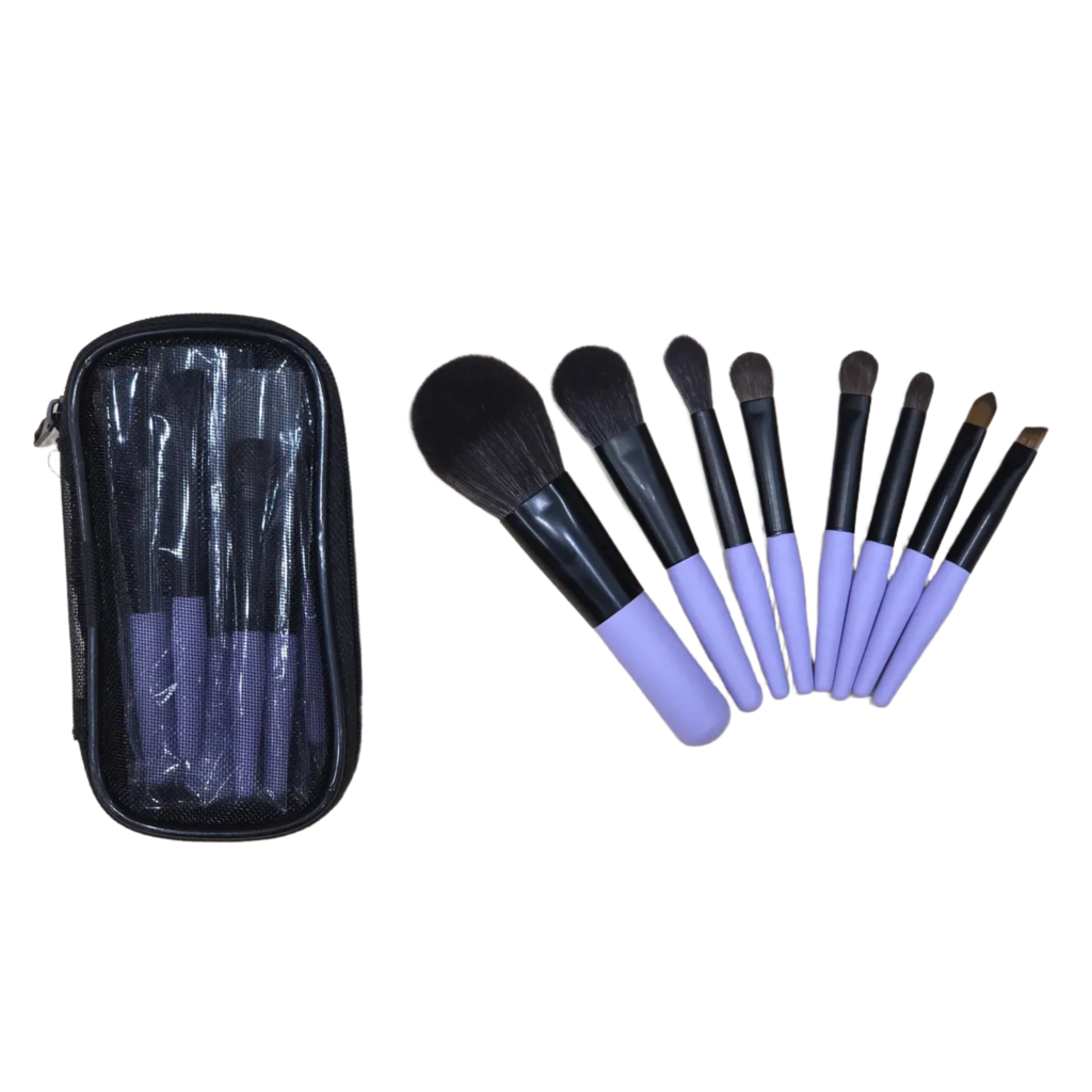 퍼스트원 브러쉬 여행용 매쉬 브러쉬세트 8pcs Mesh brush set 망사 - 상품 이미지