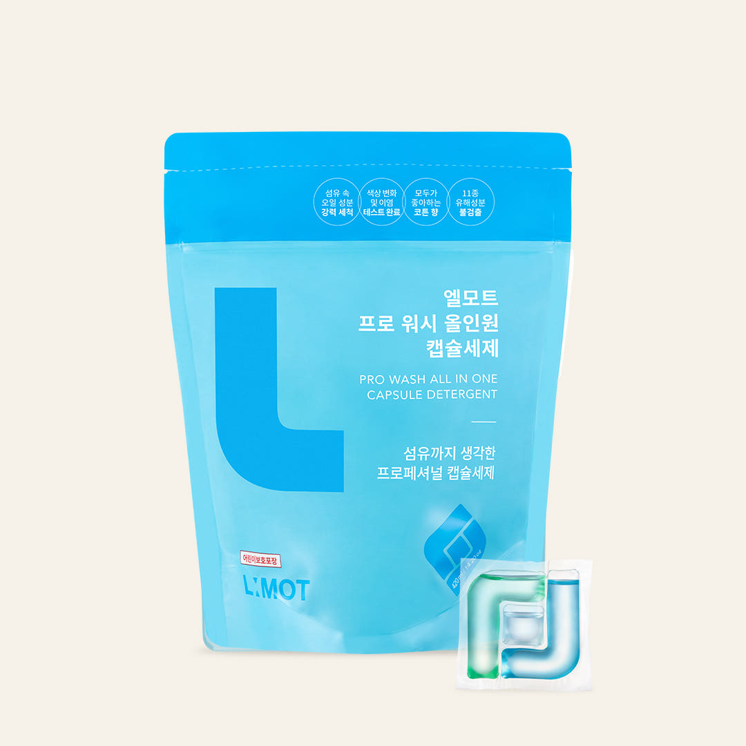 엘모트 프로워시 올인원 캡슐세제 30개입, 1개 - 상품 이미지