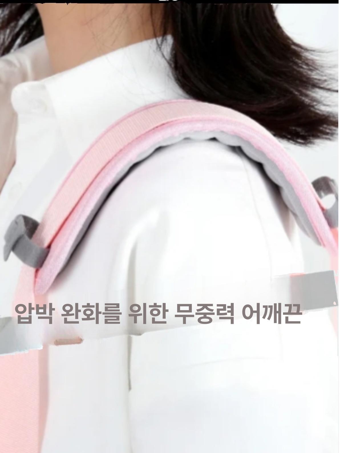 어깨패드 패션 백팩 노트북 카메라 가방 숄더 스트랩 두툼한 어깨 쿠션 블랙 1개 A - 상세 이미지 2