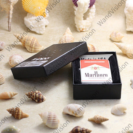 [해외]화이트 무광 말보로 레드 선물 지포 라이터