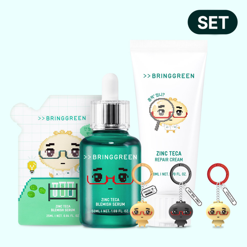 [트러블SET 브링그린 징크테카 트러블 세럼 25mlX3 트리플 기획 + 티트리 토너 500ml 미스트 용기 기획 사진 2