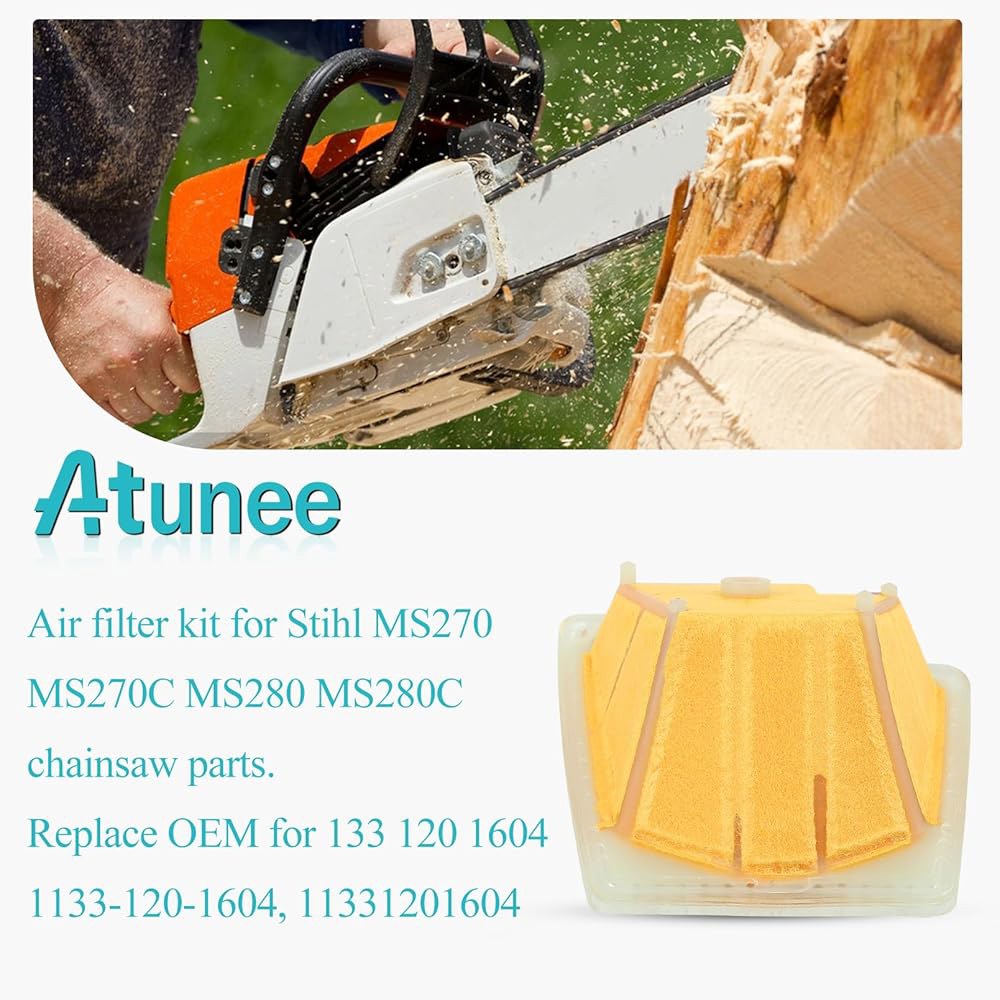 스파크 플러그 바 너트가 있는 Stihl MS270C MS280C 전기톱용 투니 에어 연료 오일 필터 라인 키트 1133 120 1604 교체 - 상세 이미지 3
