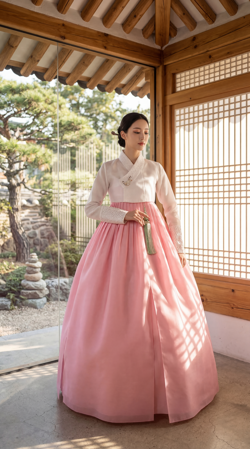 한복대여 은가비한복 청담스타일3 결혼식 여자 하객 혼주 가족 이미지 7