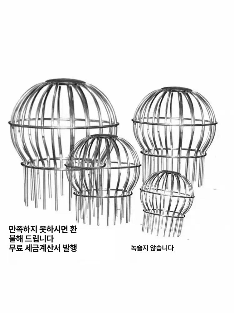 우수관 덮개 커버 나뭇잎 메쉬 하수구 옥상 막힘 빗물 110 304 글로시 바닥 배수구 - 상세 이미지 2