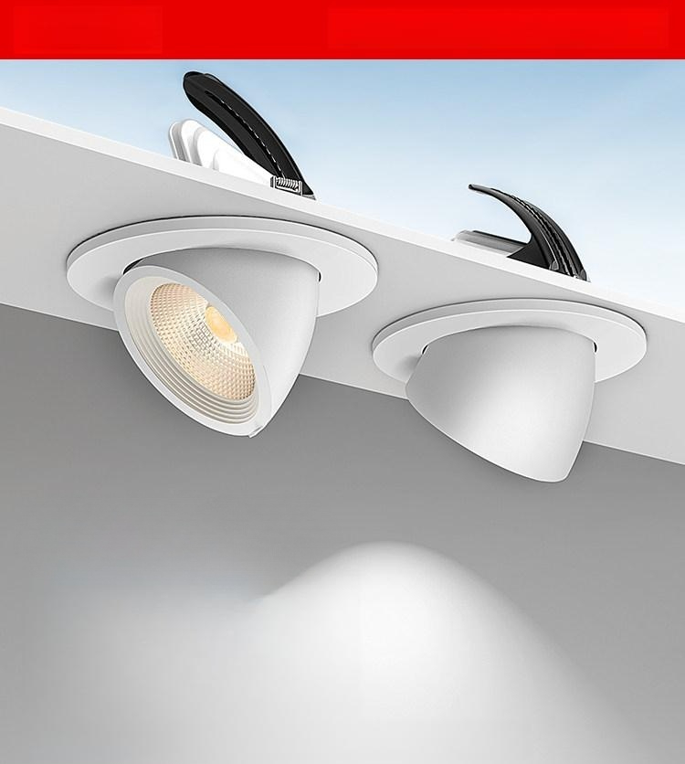완벽 생장 식물등 LED 조명 매립등 화분 인테리어 12W 75-80mm 6000K 쿨화이트 - 상품 이미지
