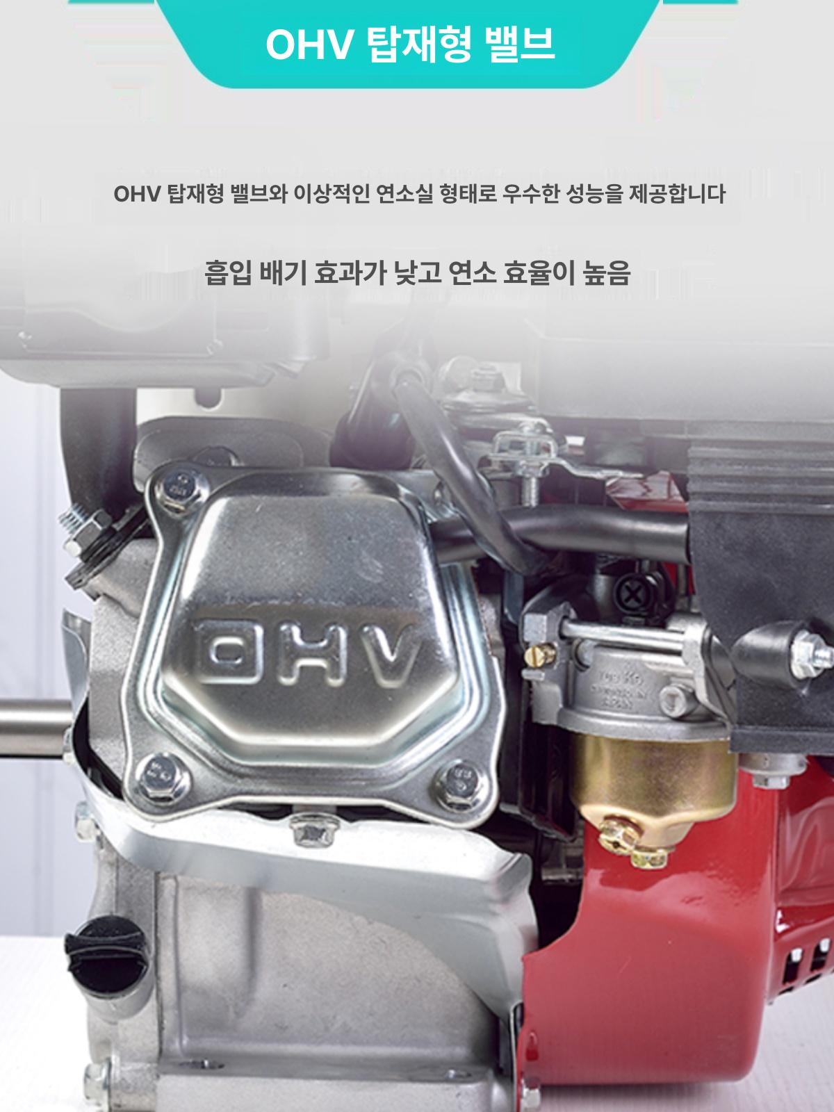 가솔린 엔진 170F 산업용 레저용 농업용 4행정 170F 모델 A - 상세 이미지 4