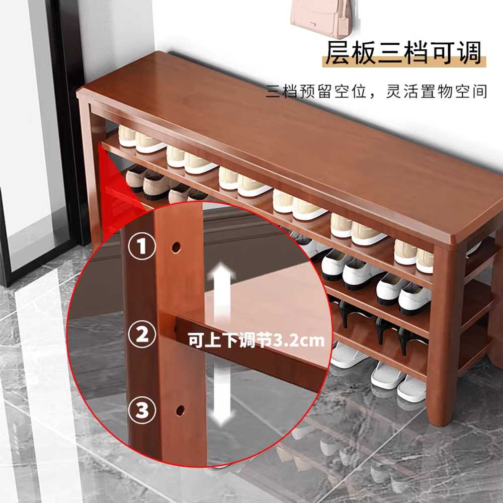 벤치 신발장 모던 정리 좌식 우드 인테리어 현관의자 48cm - 상세 이미지 5