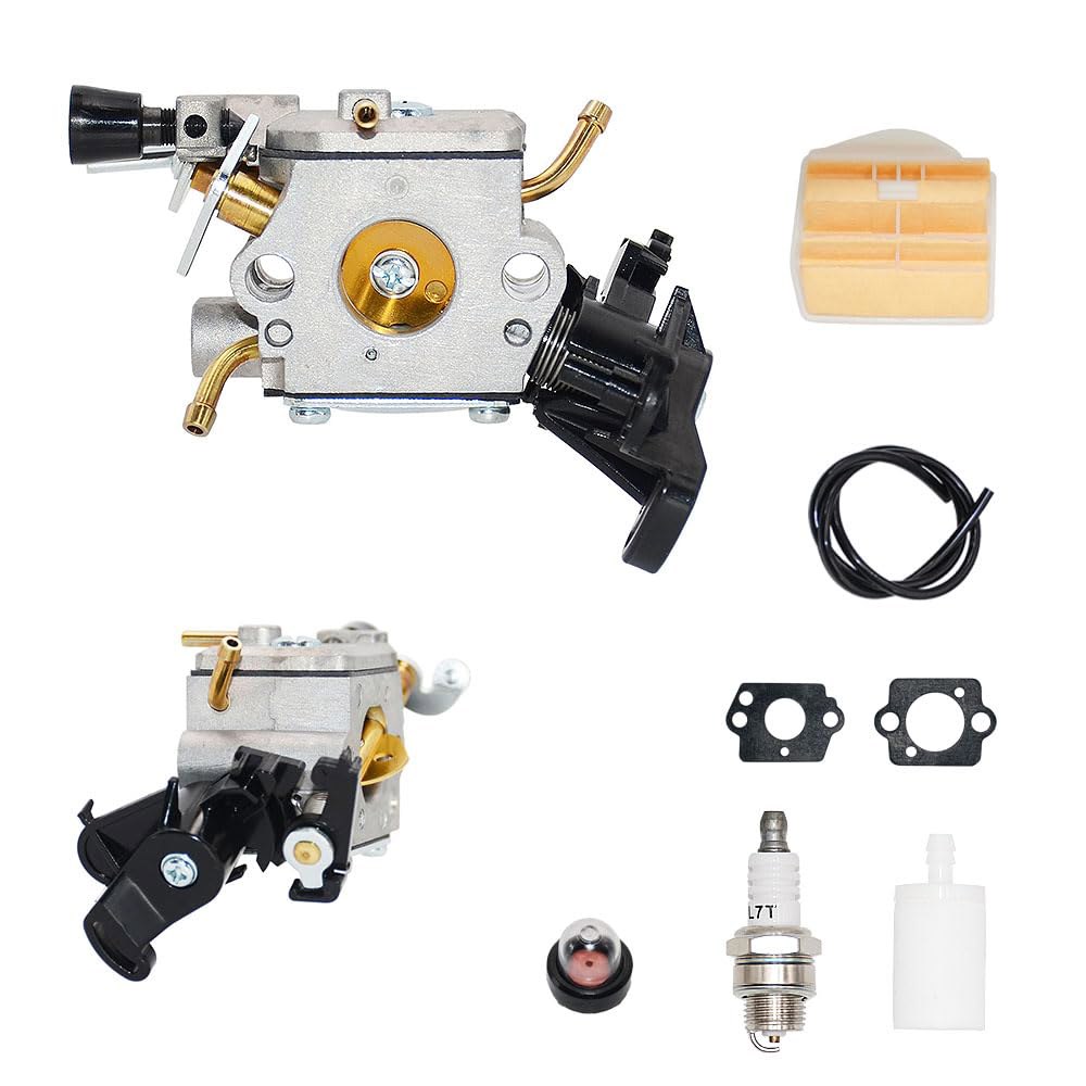 Husqvarna 445 445E 450E 전기톱 부품용 CHRYSM C1M-EL37B 카뷰레터 키트 506450401 트리머를 유지보수 트리머 위드 이터 카빌 리빌드 키트로 교체 - 상품 이미지