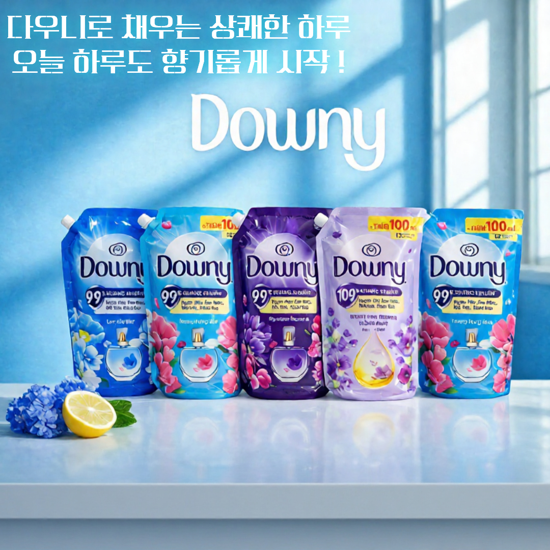 다우니 고농축 섬유유연제 선라이즈 프레쉬 3L 2개 향기 오래가는 동남아향 베트남 정식수입 이미지 7