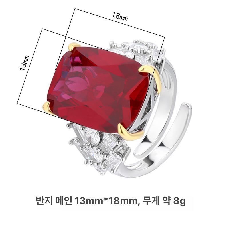 검지반지 라운드 파라이바 토르말린 반지 빈티지 웨딩반지 - 상세 이미지 5