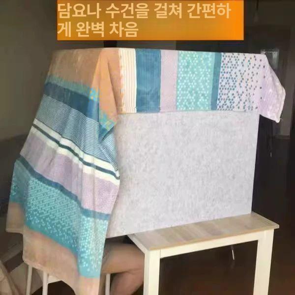 1인 방음부스 녹음 휴대용 커버 방음재 가정용 노래방 업그레이드 그레이 퍼플 60x60x60cm - 상세 이미지 5