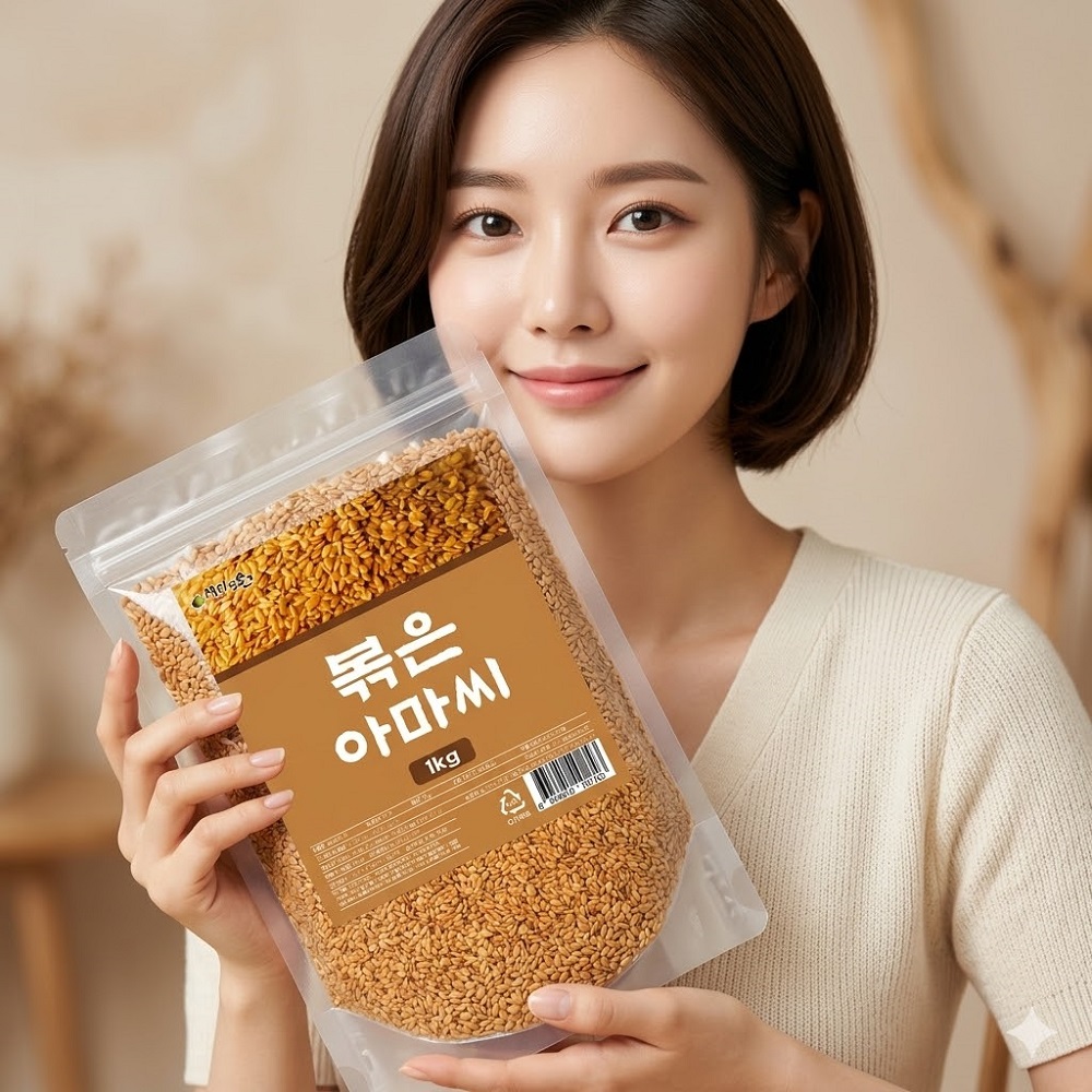 볶음 아마씨 골드 볶은아마씨 1kg - 상품 이미지