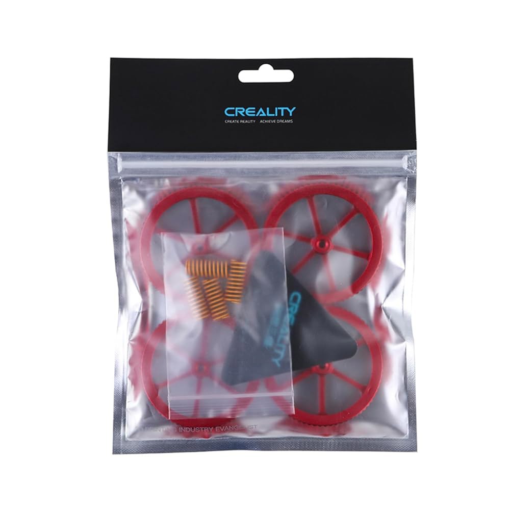 공식 크리얼리티 4Pcs 금속 레벨링 너트 및 스프링 업그레이드 세트 - Ender 3 Pro / V2 Neo S1 5 플러스 3D 프린터 핸드 트위스트 - 상세 이미지 2