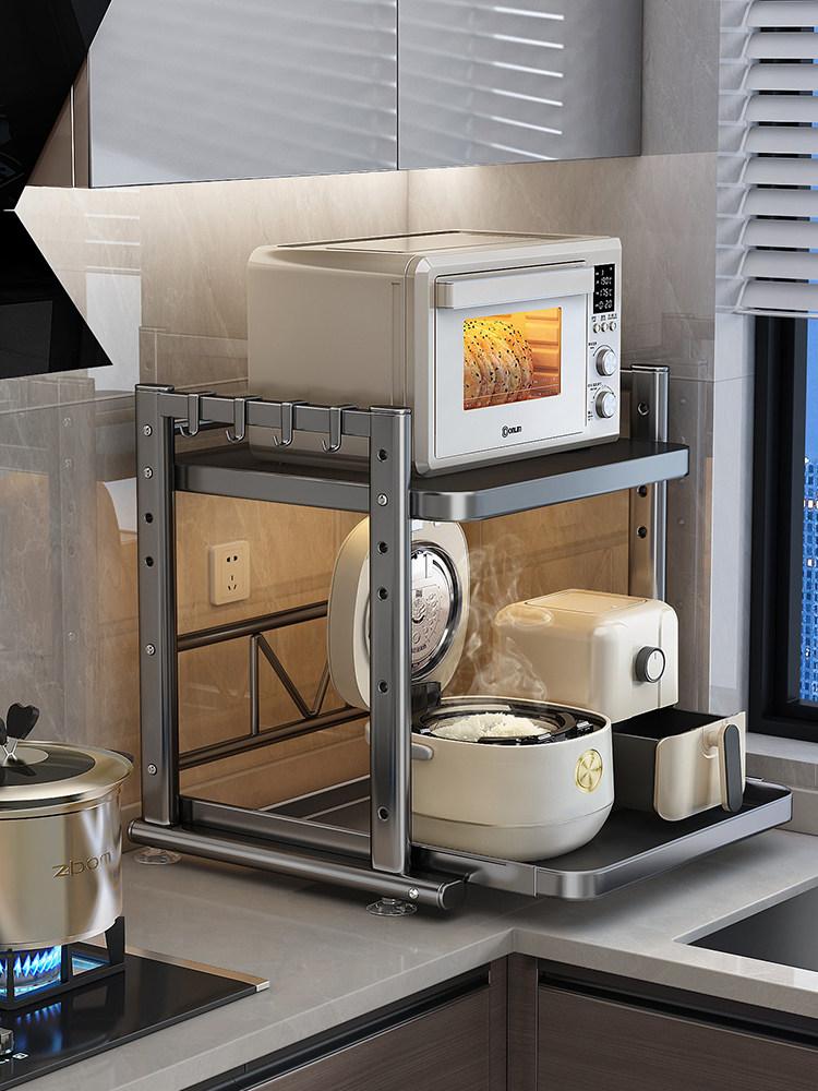 밥솥슬라이딩선반 레일 전자레인지 철제 주방다이 거치대