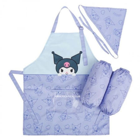 울언니협력사 울언니추천샵 베이킹 앞치마 투잡 요리방 작업용 방수 3종세트 아기앞치마 엄마표미술 방수미술가운 미술가운 유아갯벌체험옷