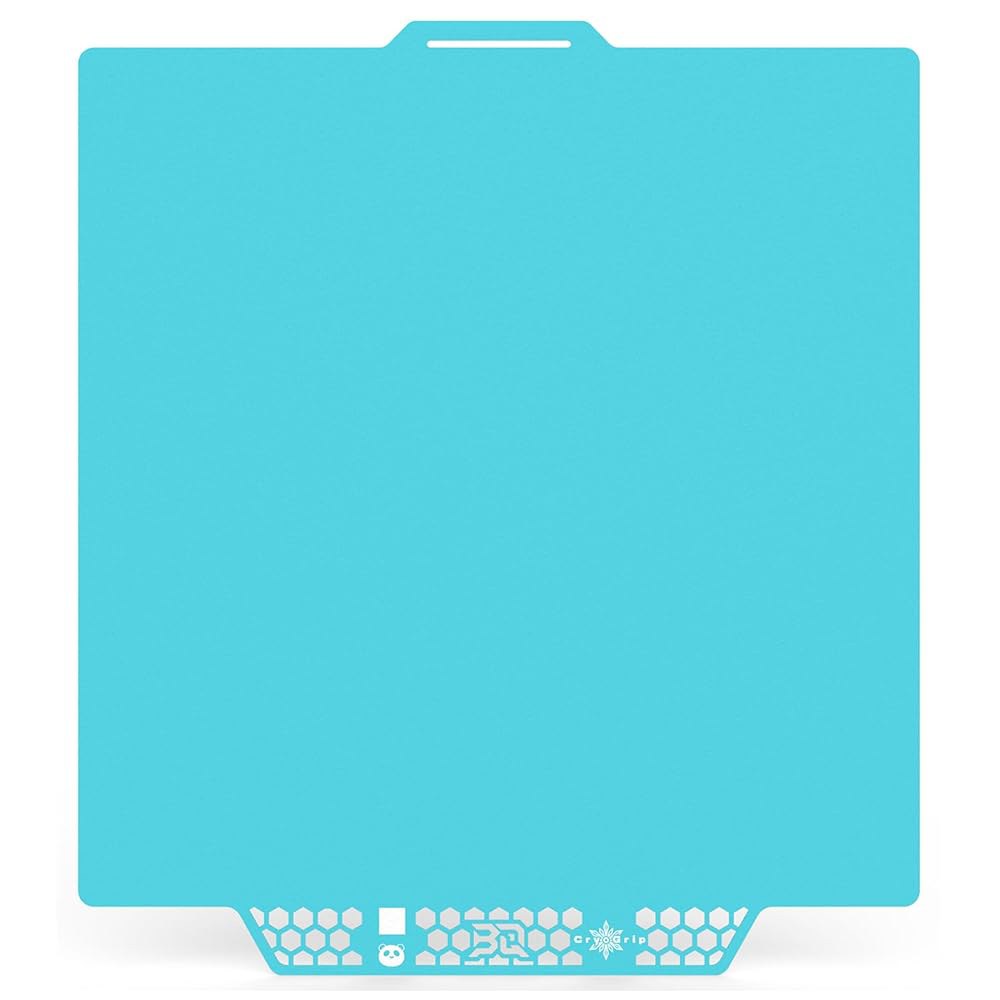 BIQU 크라이오그립 프로 글레이셔 257x257mm 밤부랩 P1S /P1P /P2S /X1C /X1E /A1 3D 프린터 양면 업그레이드 빌드 플레이트 탈착식 표면 플랫폼용 팬더 - 상품 이미지