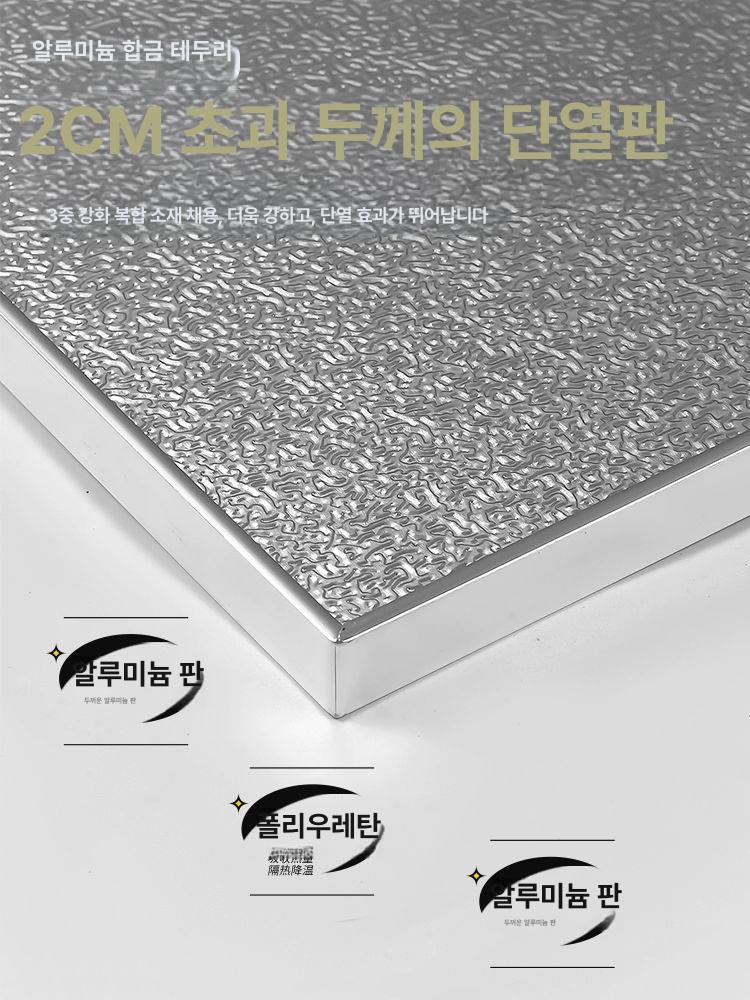 방열판 패드 덮개 주방 오염방지 벽면 가림막 기름 단열 백지형 접착형 열차단 - 상세 이미지 2