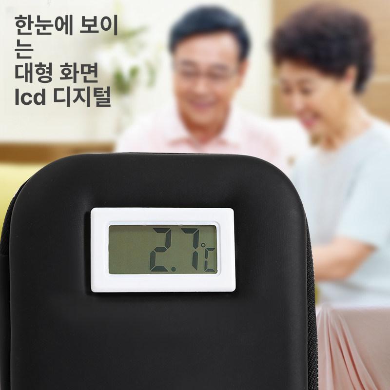 휴대용 인슐린 케이스 약품보관 당뇨쿨러 소형 가방 저장 대형 블루 + 아이스팩 4개 - 상세 이미지 3