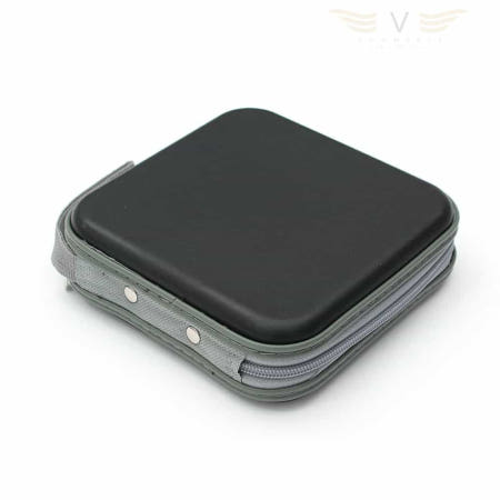 브이커머스 CD보관함 하드 CD케이스 40장 블랙