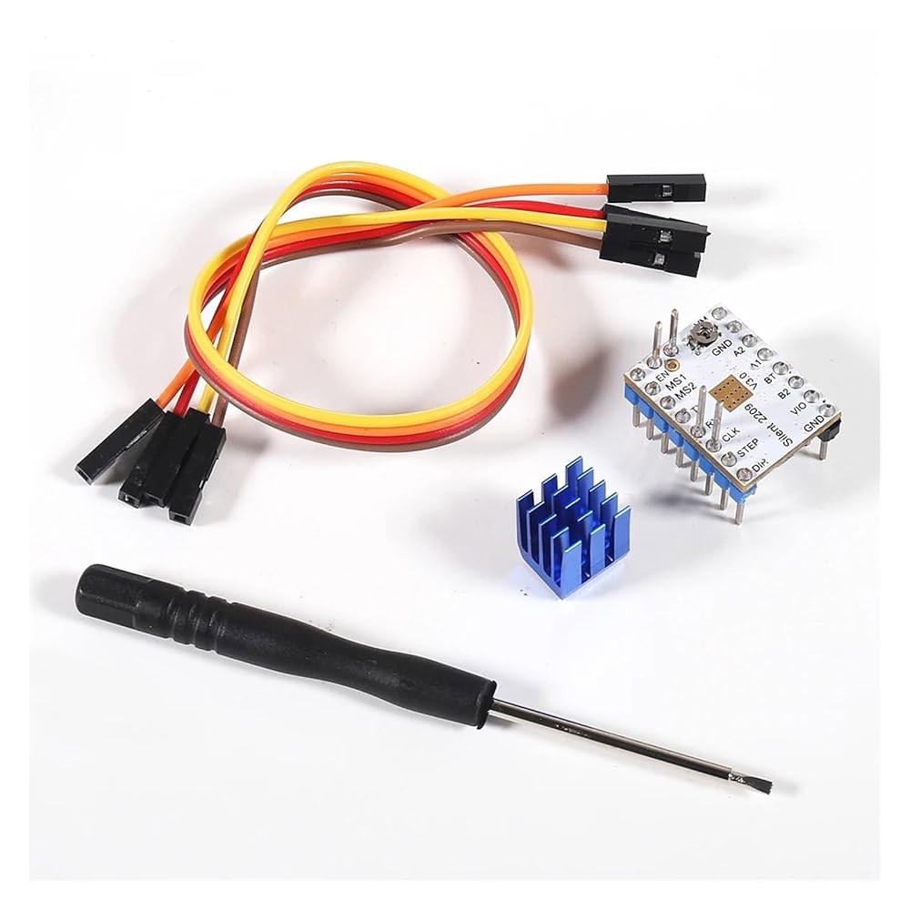 히트싱크 마이크로스텝이 장착된 3D 프린터용 5Pcs TMC2209 V3.0 스테퍼 모터 드라이버 Reprap 램프용 전류 2.8A 피크 1.4 - 상세 이미지 3
