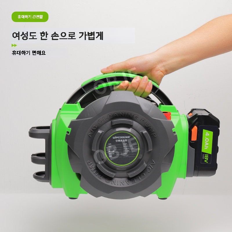 세차에어건 무선 초강력 차량용 에어컨 청소기 휴대용 콤프레샤 송풍기 - 상세 이미지 3