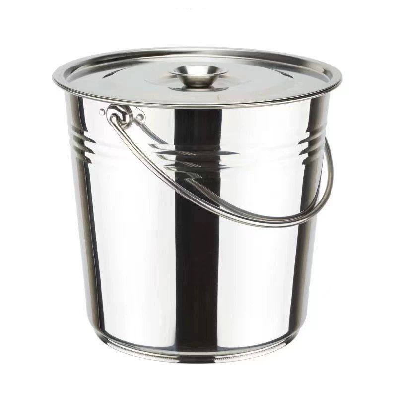 스텐 양동이 10L 식당 국통 15L 대형 바스켓 스댕 7L 있음 약 5kg 초두꺼운 스테인리스스틸 - 상품 이미지