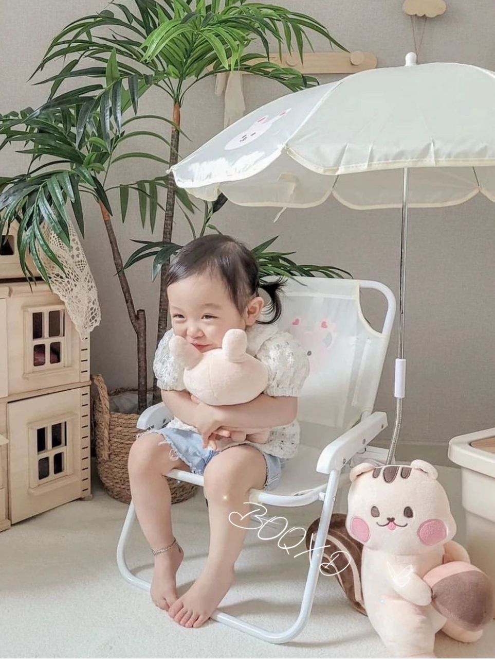 캠핑 파라솔의자 어린이 유아 아동의자 피크닉 파라솔 - 상세 이미지 3