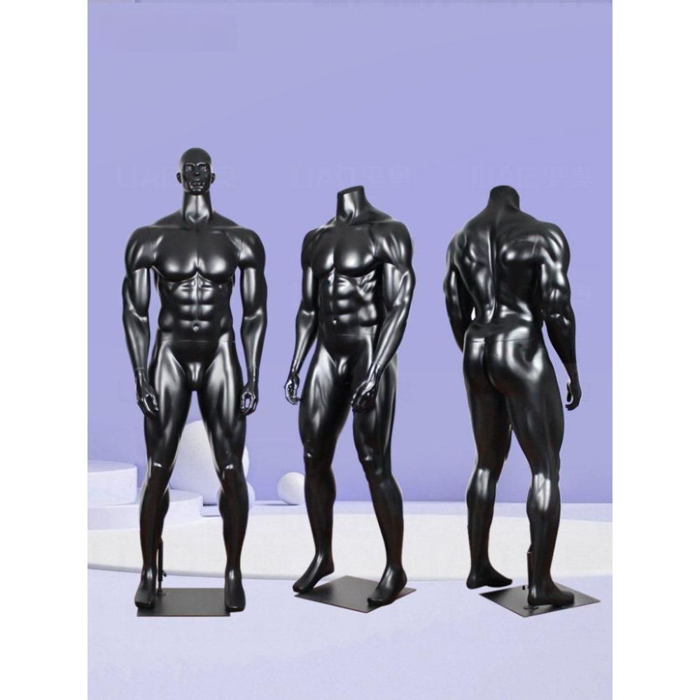 남성 근육 마네킹 모델 의류 피팅 소품 옷가게 상체 매장 거치대 마네킨 상반신 - 상품 이미지